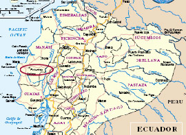Mapa Ecuador