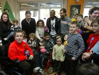 Visiting the children in hospital
