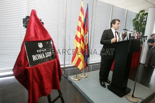 La trobada ha servit tamb per inaugurar oficialment l'Espai Roma 2009, al Camp Nou.