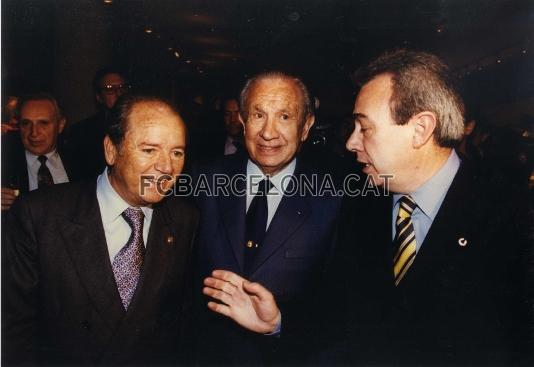 Amb el president Josep Llus Nuez.