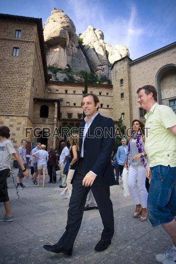 Visita a Montserrat (3/7/2010).