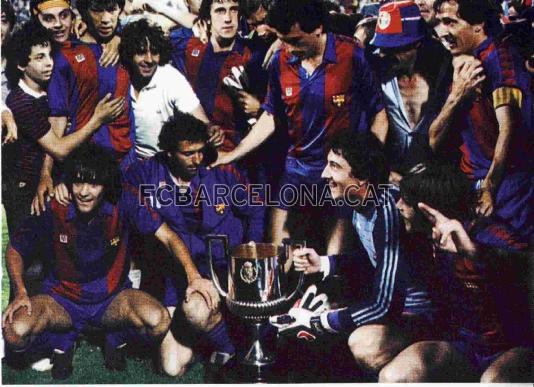 1982/83: la 20a Copa del Rei arribaria desprs de batre el Madrid a la final per 2-1.