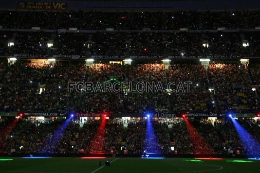 Imagen que presentaba el Camp Nou.