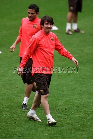 Messi i Alves, els ltims en incorporar-se, viatjaran a Bilbao.