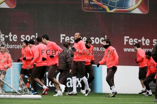 El equipo ha comenzado a preparar el partido del domingo en Villarreal.
