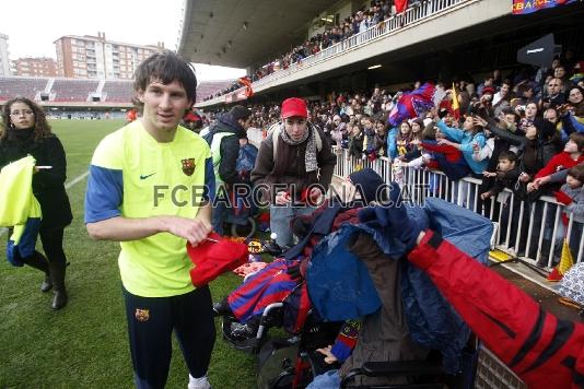 Leo Messi ha estat el ms sollicitat. Foto: lex Caparrs / Miguel Ruiz (FCB)