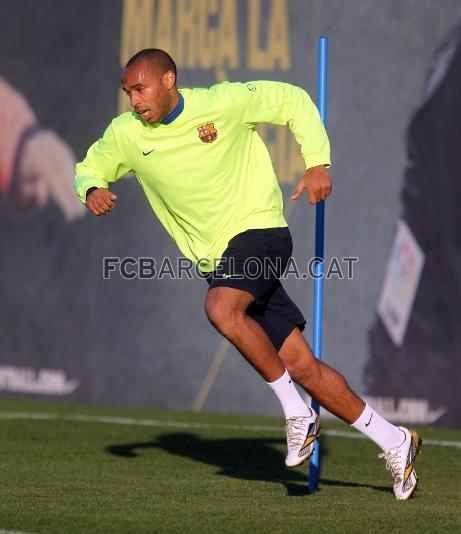 El jugador se ha entrenado a un alto rendimiento. Foto: Miguel Ruiz - FCB.