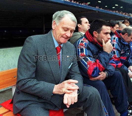 Sir Bobby Robson es va guanyar l'afecte de l'afici culer.