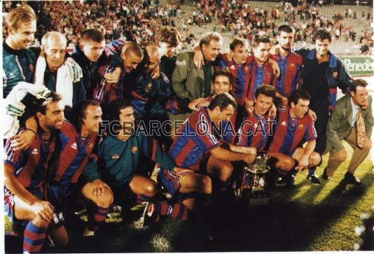 La Supercopa, el primer dels tres ttols de la temporada 1996/97.
