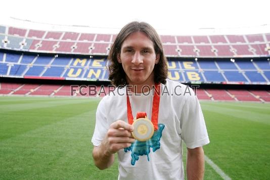 Messi torna amb l'or olmpic, desprs que Guardiola le dons perms per acudir a Pequn.