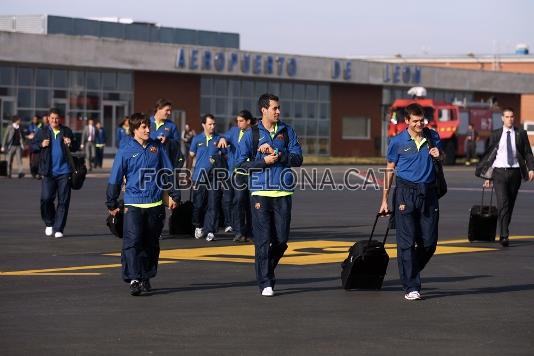 L'equip ha tornat de Lle aquest dijous al mat. (Foto: Miguel Ruiz - FCB)
