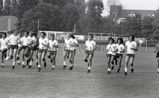 La gira del 1975 va ser per Alemanya, Holanda i Marsella. Foto: arxiu FCB.