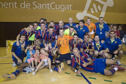 El equipo se va proclamó campeón de la Liga Catalana en el mes de septiembre. Foto: archivo FCB.