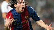Foto de Messi celebrant un gol 