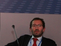 Marc Ingla durante la conferencia en la Fira de Barcelona. Foto: Joan Mario.