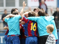 El Barça B, campió de Lliga (0-1)