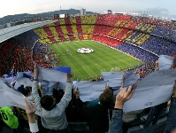 Imagen del Camp Nou antes del Bara-Milan de hace dos temporadas.