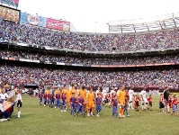 Imagen de la ltima visita del Bara en el Giants Stadium de Nova York.