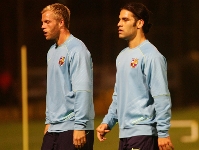 Bojan and Mrquez back in training