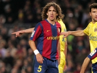 Puyol out for three or four weeks