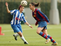 Golejada del Barça femení