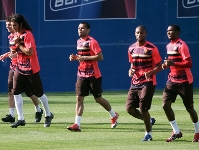 Wednesday training with Rome in mind