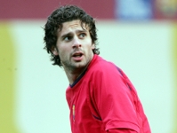 Thiago Motta, durant un entrenament de la temporada 2006/07.