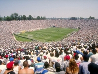 El Rose Bowl, escenari del primer partit de la gira 2009.