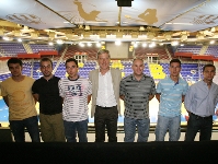 De izquierda a derecha: Gerard Lpez, Adri Fabregat, Alberto Adamuz, Josep Cubells, Marc Carmona, Albert Higueras y Albert Canillas