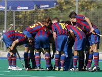 El primer equip d'hoquei herba ha fet un partit espectacular contra el Pozuelo (Foto: Arxiu - FCB)