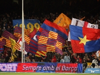 Afició en un dia de partit al Camp Nou. Foto: Arxiu FCB