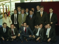 Toma de posesión de la Junta Directiva de 2003. Fotos: arxiu FCB.