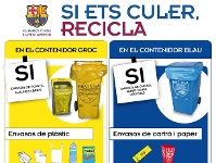 El FC Barcelona se suma al reciclaje