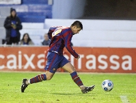 Moment en el qual Nolito fa el seu gol. Fotos: Miguel Ruiz - FCB.