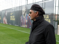 Roberto Barggio a la Ciutat Esportiva Joan Gamper aquest mat. Fotos: Miguel Ruiz - FCB.