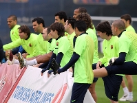 L'equip s'entrenar dos cops ms abans del partit amb el Deportivo. Fotos: Miguel Ruiz-FCB
