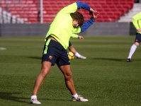 Last training session at Nou Camp
