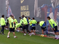 El Bara, centrado en la preparacin del partido contra el Osasuna. Fotos: Miguel Ruiz - FCB
