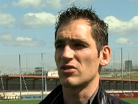 Josetxo durant l'entrevista per a la web del FCB. Foto inferior: Miguel Ruiz-FCB