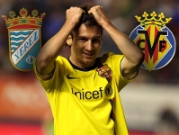 El Xerez y el Villarreal son los nicos equipos que no han sufrido los goles de Messi. Fotos: Archivo FCB.