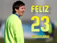 Leo Messi cumple 23 aos en el mejor momento de su carrera. Fotos: Archivo FCB