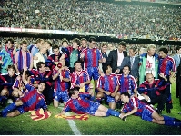 Winning the league in Camp Nou