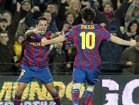 Xavi y Messi son dos de los productos de la cantera azulgrana. Foto: Archivo FCB