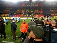 Imatge del Camp Nou durant l'ltim clssic. Fotos: Arxiu FCB