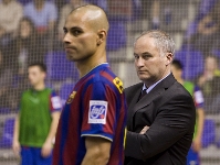 Fernandao i Marc Carmona, al Palau Blaugrana. Foto: arxiu-FCB