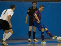 Jordi Campoy en acción durante un partido. Fotos: Archivo FCB.