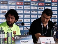 Juann i Xavi Pascual a la roda de premsa / Fotos: EHF.