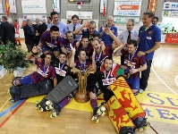 El Barça Sorli Discau ganó la Champions 2009/10. Ahora inicia el camino para revalidar el título (Fotos: Archivo - FCB)
