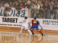 Imatge d'un partit del Bara Sorli Discau a Valdagno, la temporada passada