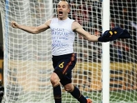 Iniesta, celebrant el gol de la final del Mundial. Foto: fifa.com